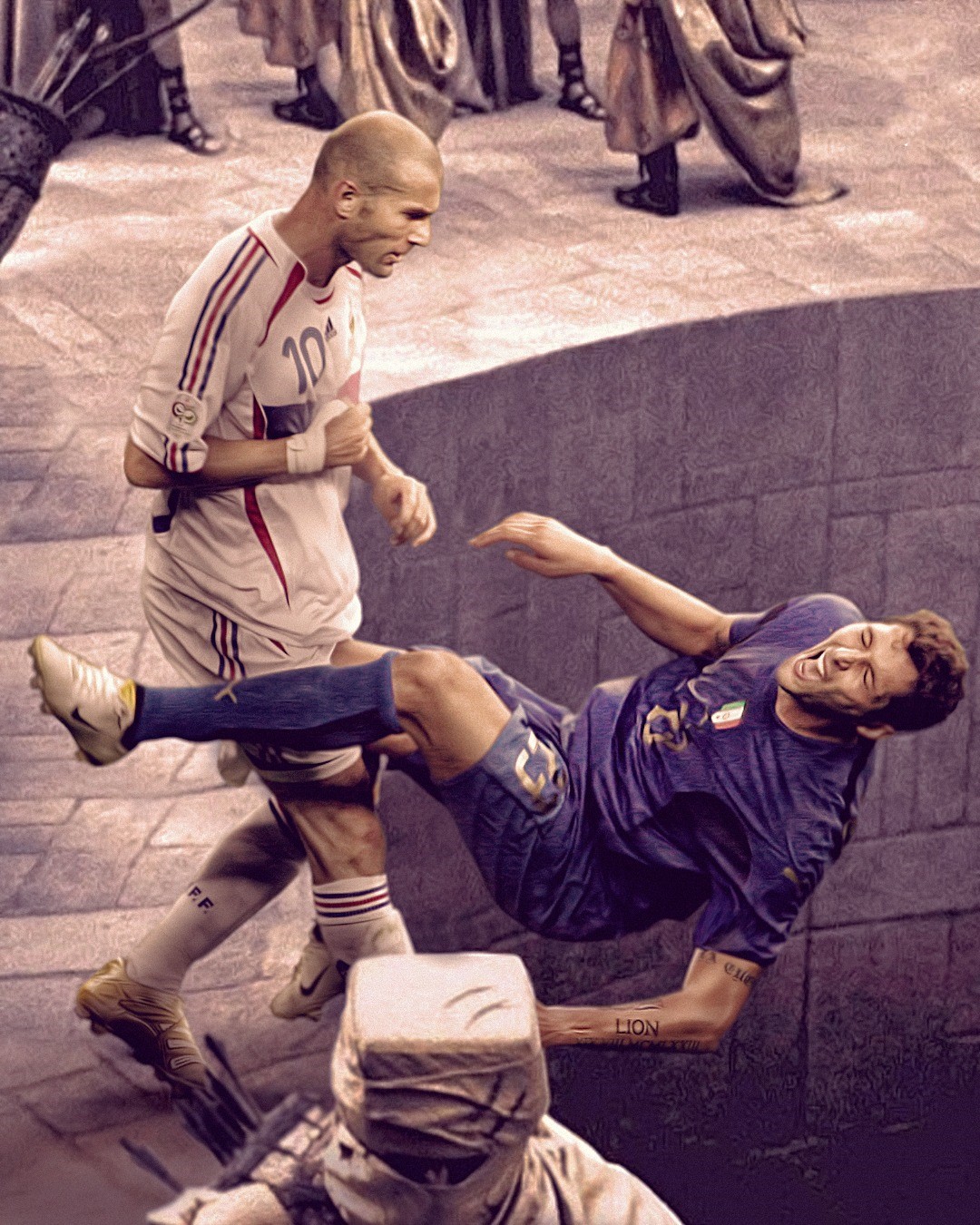 足球场上的豪强对决，擦出火花