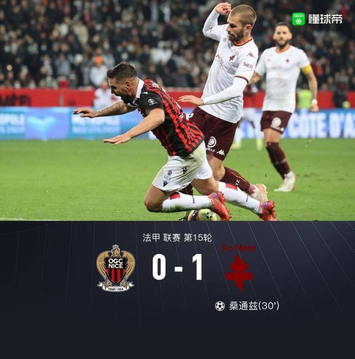 梅斯队遭遇主场失利,积分榜垫底 梅斯队遭遇主场失利,积分榜垫底